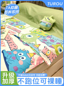 Disposable Thickened Non-cotton Hotel Sleep Bag Travel Bed Sheet for Train Berth Single Person Inner Lining Outdoor Camping Travel Supplies