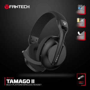 Fantech | Tai Nghe Không Dây Fantech Tamago II WHG04 Driver 40MM Micro Khử Tiếng Ồn ENC Thời Lượng Pin 22H Tương Thích PC NS PS Bluetooth 5.3