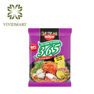[THÙNG 30 GÓI] - NISSIN - Mì 365 có 3 vị: Xí Quách Thịt Bằm Lẩu Thái Hải Sản Súp Miso Rong Biển Nhật - Mì không chiên 365/ Mì gói 365/ Mì Healthy 365/Mì ăn liền Ba Sáu Năm - (64g-68g/gói).