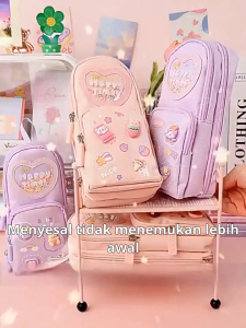 kotak pensil aesthetic Tas PenaTempat Pencil Tas Pensil tempat alat tulis kapasitas besar