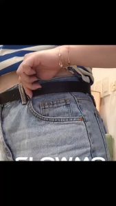 Happy Mall COD H-#1030 Fashion Style Ladies Vintage Metal Bohemian Leather Golden Half-Round Buckle Belt