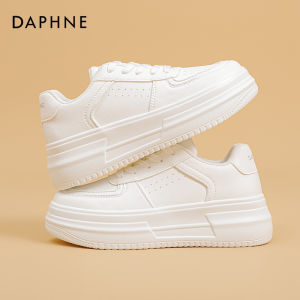 Daphne Thick Heel Breathable Casual Sports Shoes Womens Spring New Style Increased All Match Board Shoes Comfortable Leisure Sneakers