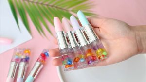 Bút nước mực xanh hình cây son 0.5mm