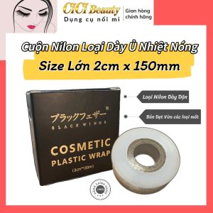 Cuộn Nilon Cao Cấp_Size Lớn Black Wings_Ủ Thuốc Uốn Mi