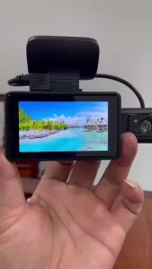 3 Channel Dash Cam 1080P Car DVR WiFi Camera Front Rear Recorder Night Vision Driving Recorder Loop Record G Sensor Auto Camera
