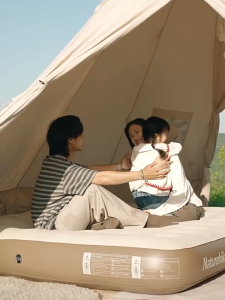 Naturehike Air Bed 25cm 38cm 45cm Single Double Triple with Pump Mattress Outdoor Camping Tilam Angin CNK2550WS013