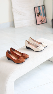 Giày Búp Bê Đế Xuồng 3cm Da Thật Êm Chân Pixie X461