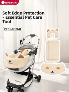 BOSIMAO | Pet Stroller Edge Pad Set All Seasons Winter Warm Dirty Resistant