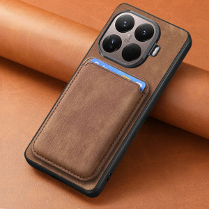 szhaiyu | For Magsafe Leather Phone Case for Xiaomi 17T Pro Magnetic Detachable 2 in 1 Wallet Card Pocket Cover for Xiaomi 15T 15Tpro