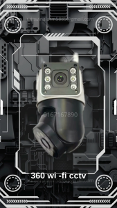 Wifi 360 cctv wifi cloud camera dual camera tuya smart life