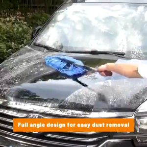【VIDKHSY Store】Car Wash Cleaning Brush Set | Microfiber Telescoping Duster Mop with Wax Applicator Multi-Purpose Vehicle Cleaning Tool for Dust & Dirt