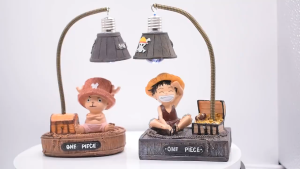 Anime One Piece Monkey D Luffy Tony Chopper Lamp Led Light Figure