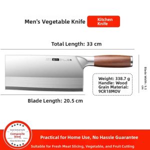 BAKULI | Professional Chef Multipurpose Knife Home Slicing Bone Cutting