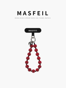 MASFEIL | Red and Black Lucky Stone Anti-Loss Necklace for Women