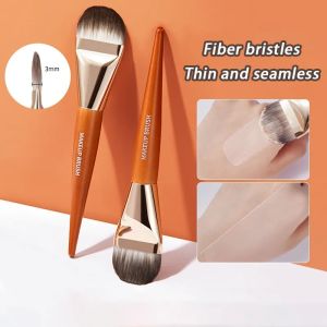 Ultra-thin Wide Foundation Makeup Brushes Professional Liquid Foundation Cream Concealer Tongue Shape Brush Cosmetic Makeup Tool