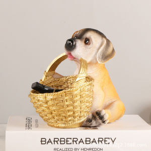 FENGHONGTAO | Key Storage Dog Figurine Decor