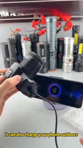 Zoomable Headlight Flashlight 2000m Headlamp Rechargeable Induction Flashlight Waterproof Emergency