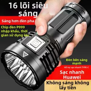CHELINI | Đèn Pin LED Sáng Sạc Điện với Ánh Sáng Xenon Đa Năng Ngoài Trời