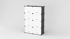 Magic Cube Cabinet Clip - Wardrobe Accessories Connector - PP Bedroom Wardrobe - Clothes Cabinet