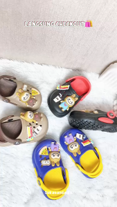 Jokixx - Sandal Slop Bakpao Anak Balita Cowo Cewe Lucu Model Lab*bu Kekinian
