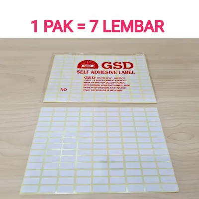 Label Stiker Murah 112 Isi 7 Lembar