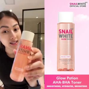 SNAILWHITE Glow Potion AHA/BHA Toner 50ml Bundle of 2 [Niacinamide]