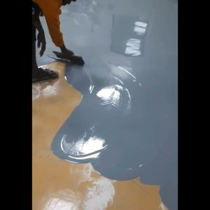 JIANTAI ✦1000G With Brush✦ JIANTAI 3 In 1 Epoxy Floor Paint Cement Floor Paint Wear-Resistant Waterproof Suitable For Warehouse Workshop Outdoor Indoor Garage Office Gym Factory Playground Shopping Mall