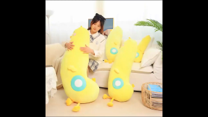 gấᴜ bông con gà vịt vàng cute Vịt nhồi bông Gối Ôm Gà Vịt Size 1m2 gối ôm cho bé gối ôm dài hình thú
