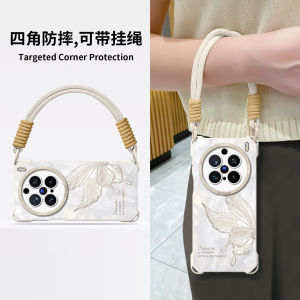 Vivo X300 pro X200 Ultra S X200s X100 Mini Soft Silicone Protective Case with Lanyard Adjustable Strap Phone Cover for Girls