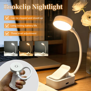 Đèn Bàn LED Kẹp Sạc USB Đèn Đọc Sách Với 3 Chế Độ Bảo Vệ Mắt Đèn Bàn Linh Hoạt Cho Phòng Ngủ Học Tập Ký Túc Xá Đầu Giường