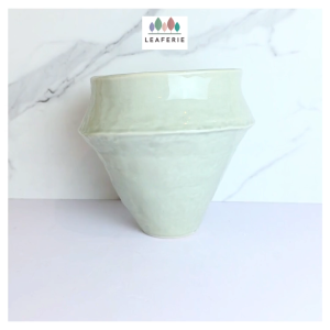 The Leaferie Signature Aoba plant pots. Ceramic flowerpot . flowerpots . flower pot . planter