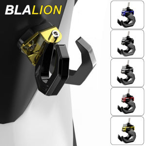 BLALION Aluminum Alloy Motorcycle Luggage Double Hook Mount Motorbike Scooter Holder Bag Hook Hanger With Screw
