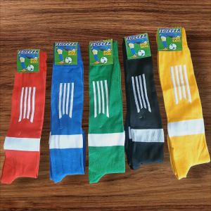 1 lusin kaos kaki BOLA / PUTSAL motif garis-garis panjang selutut pria dewasa bahan tebal adem lembut dan sangat nyaman dipakai