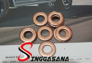 RING  TEMBAGA CYLINDER  BLOK HEAD TEBAL  M8/ RING 12  HARGA  1PCS