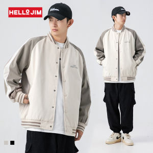 HELLO JIM jacket men Baseball jacket for men streetwear loose Jacket lightweight Jacket men H3613