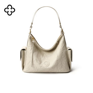 Italian Imported Leather Vegetable Tanned Hobo Tote