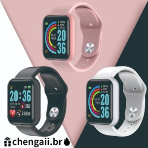 Y68 Smartwatch Digital LED Bluetooth Fitness Tracker Men/Women/Kids Electronic Wristwatch