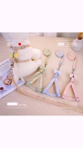 [HAKO PETSHOP] Set Tali Tuntun Hewan kupu kupu gaya Korea lucu untuk Anjing Kucing/Tali Tuntun Kucing Anjing/pet leash