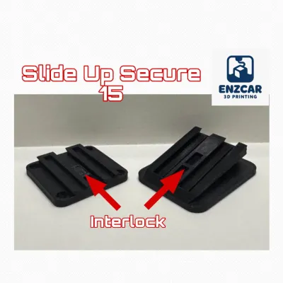 OBU ERP 2.0 Slide Up Secure Mount - Multiple Angle Options (15° & 30°) - Dual Slots for Lateral Movement Prevention - Perfectly Secure Fit Through Dual-Stage System