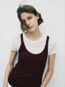 edition | New Knit Vest T-Shirt Set