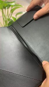 Bìa kẹp bill thanh toán bằng da tính tiền kích thước 14x23 cho nhà hàng