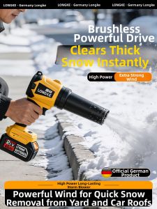 LONGKE | Powerful Snow Blower Turbine Fan