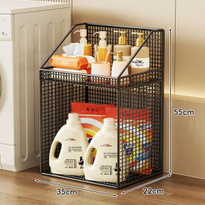 Multifunctional Laundry Storage Rack Rolling Cart