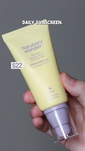 HaruHaru Wonder Black Rice Sunscreen Moisture Airyfit Daily Sunscreen Pure Mineral Relief Daily Sunscreen Krim Matahari 50ml SPF 50 PA++++ korean skincare facial sunblock suncream