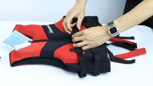 【24h Selangor Stock】Kids Learning Swim Vest Beach Life Jacket Floating Light Adjustable Swimsuit for Children 1-12yrs