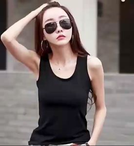 Tank-top Wanita Tali Besar Singlet Harian