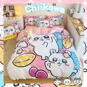 Cute Rabbit Flying Squirrel Cartoon Bedding Set Dormitory Bed Sheet Cover Three Piece Set Student Dormitory Bedding Set