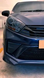 Perodua Axia 2017-2022 Ready Cut Honeycomb Grill Full Set Top Bottom
