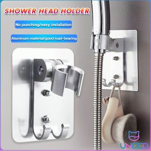 Need Shower Head Holder Adjustable Shower Rack Wall Mounted No Punching Bathroom Accessory