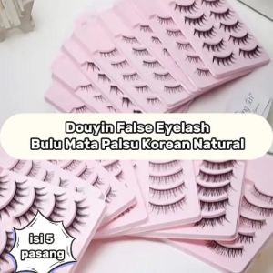 Bulu Mata Palsu 5 Pasang: Gaya Glamour Harian Alami